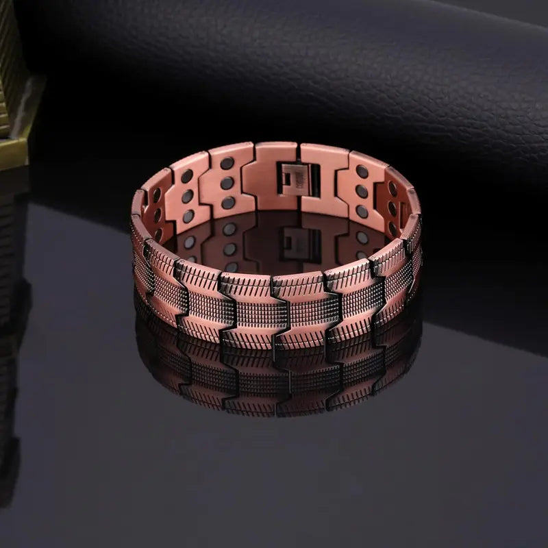 🔥【2025 New Arrival】100% Pure Copper Magnetic Power Bracelet — Boost Circulation, Banish Fatigue