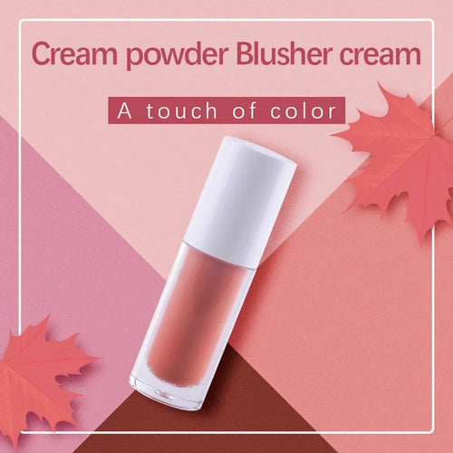 Round Tube White Box Powder Blusher Milk Muticolor Pigment Waterproof Private Label Liquid Blush Custom Bulk Eye Makeup Beauty