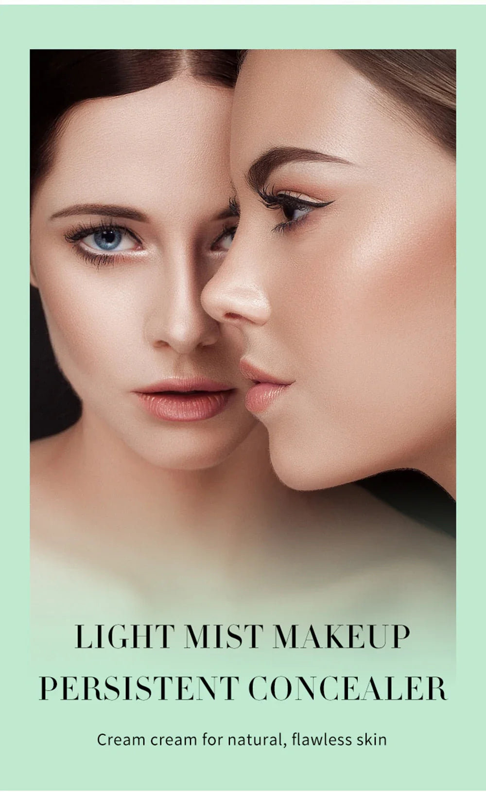 Monochrome Concealer Cream Privatae Label Long Lasting Cover Spot Acne Mark Custom Logo Highlight Blush Makeup White Package