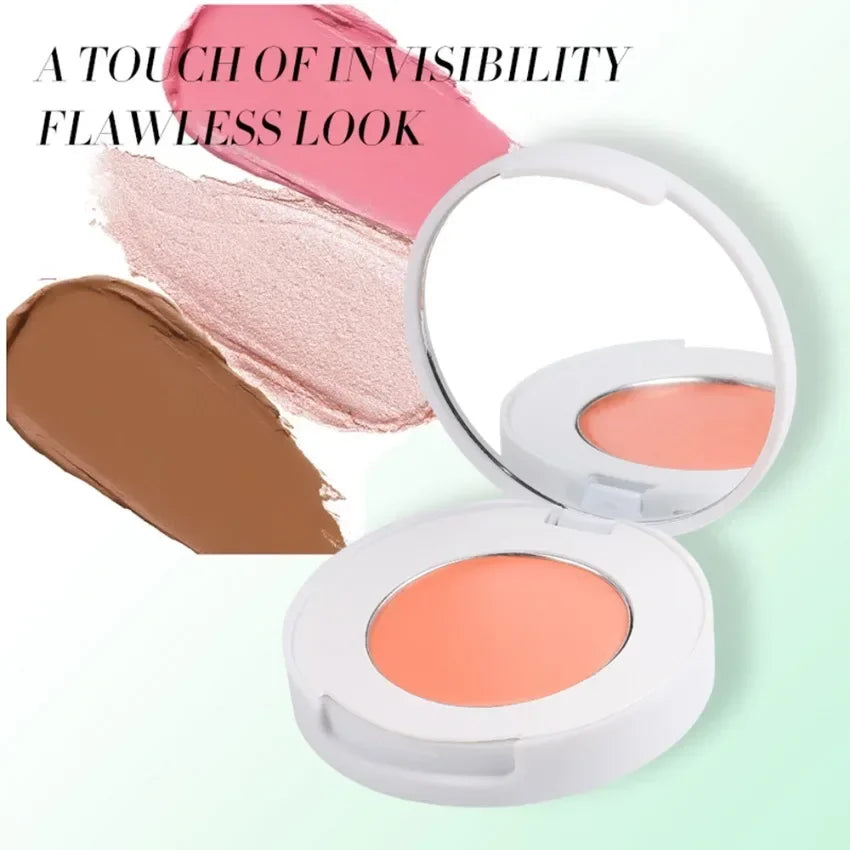Monochrome Concealer Cream Privatae Label Long Lasting Cover Spot Acne Mark Custom Logo Highlight Blush Makeup White Package
