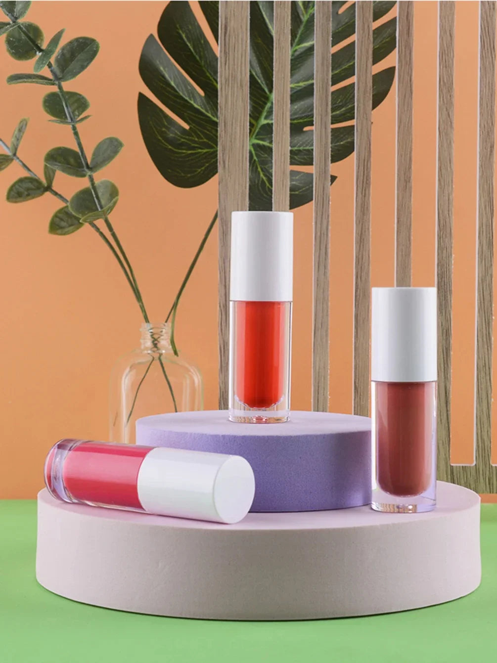 Round Tube White Box Powder Blusher Milk Muticolor Pigment Waterproof Private Label Liquid Blush Custom Bulk Eye Makeup Beauty