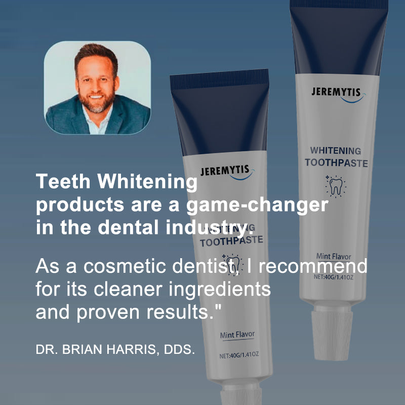🦷 Fluoride-Free Hydroxyapatite Teeth Whitening Toothpaste with Coconut Oil & Xylitol ❄️