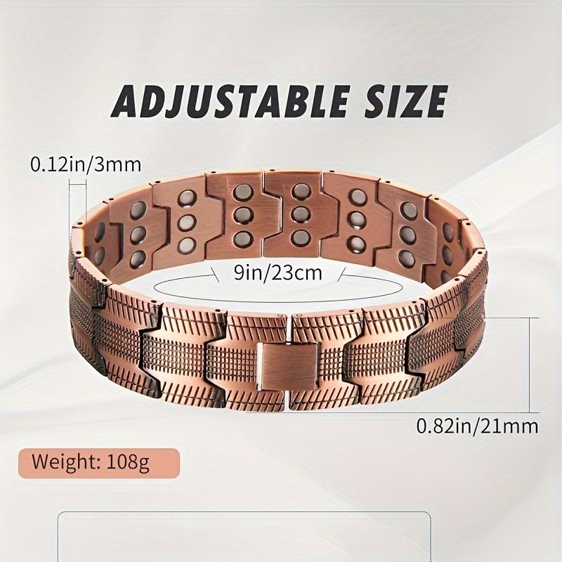 🔥【2025 New Arrival】100% Pure Copper Magnetic Power Bracelet — Boost Circulation, Banish Fatigue