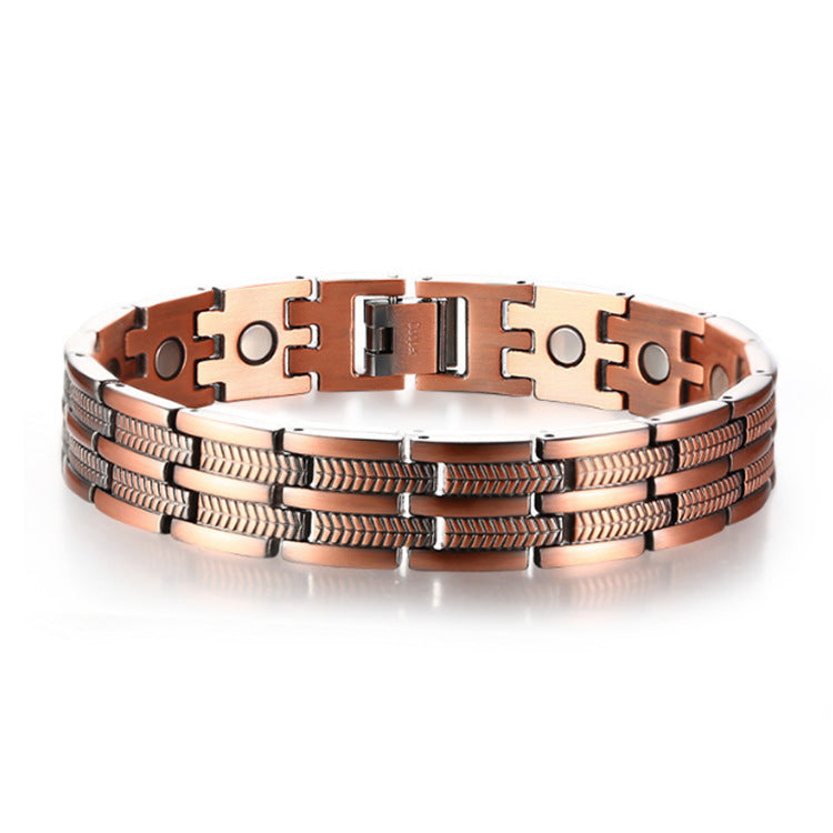 🎁[Official Brand Store]-Copper magnetic bracelet——Relieve fatigue and promote blood circulation
