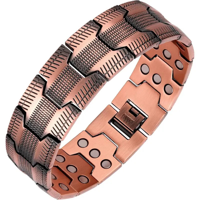 ✨【2025 New Arrival】100% Pure Copper Magnetic Power Bracelet — Boost Circulation, Banish Fatigue