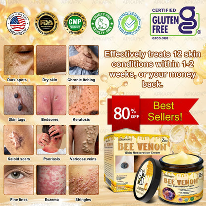 🔥 ODEIUN® 𝖡𝖾𝖾 𝗏𝖾𝗇𝗈𝗆 𝖲𝗄𝗂𝗇 𝖱𝖾𝗌𝗍𝗈𝗋𝖺𝗍𝗂𝗈𝗇 𝖢𝗋𝖾𝖺𝗆✨Made and Shipped from USA