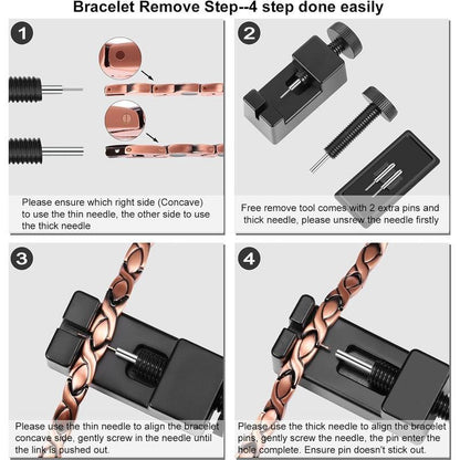 💥【2025 New Arrival】100% Pure Copper Magnetic Power Bracelet — Boost Circulation, Banish Fatigue