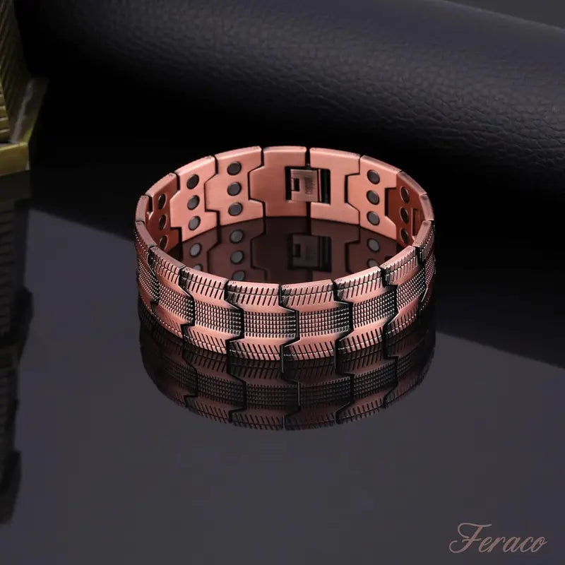 ✨【2025 New Arrival】100% Pure Copper Magnetic Power Bracelet — Boost Circulation, Banish Fatigue