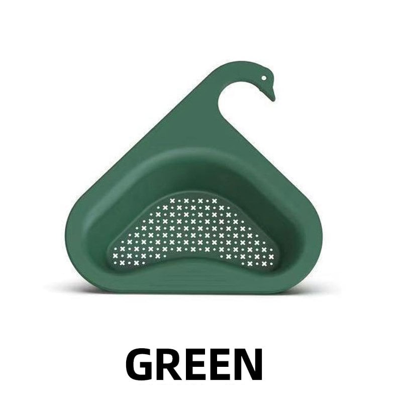 🎁2025 Hot Sale🎁  Kitchen Sink Drain Basket Swan Drain Rack