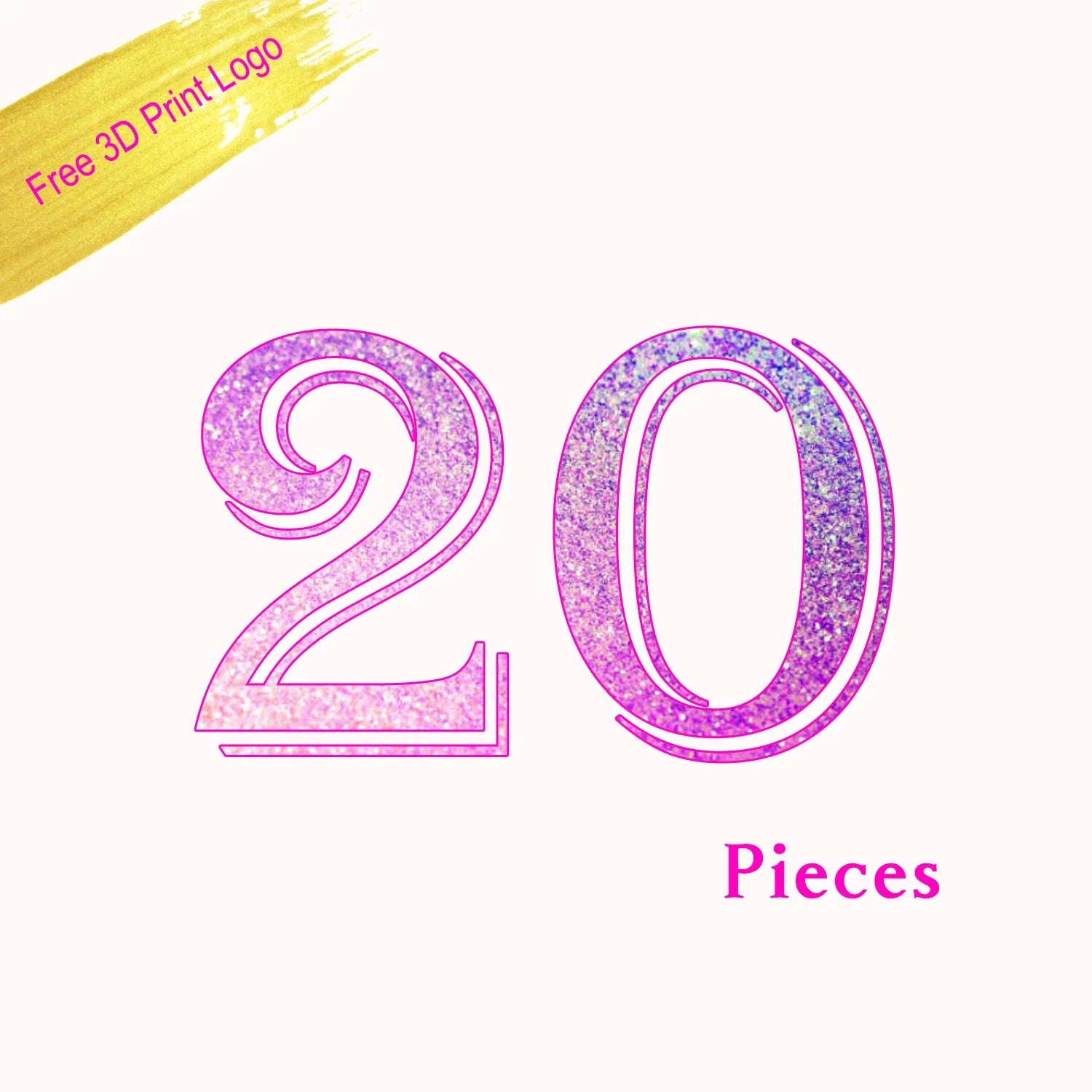 20pcs with logo