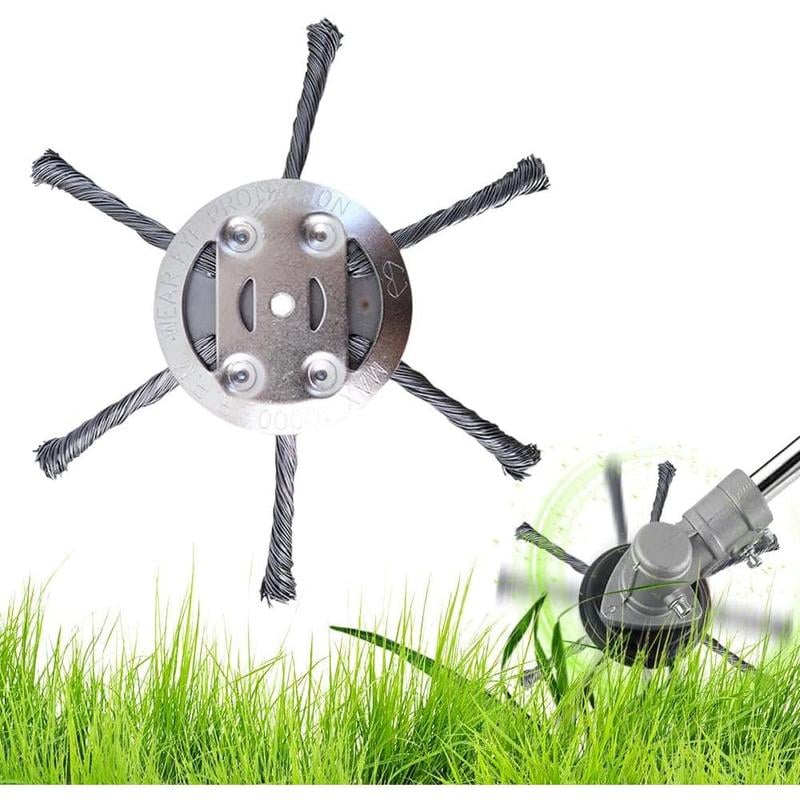 ⚡Flash Sale💥6 inch Steel Wire Brush Cutter Trimmer Head