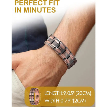 ✨【2025 New Arrival】100% Pure Copper Magnetic Power Bracelet — Boost Circulation, Banish Fatigue